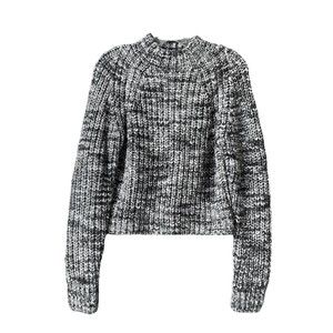 New Aritzia $138 Wilfred Free Retrograde Mock-neck Chunky Knit Sweater